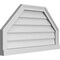 Ekena Millwork Octagonal Top Surface Mount PVC Gable Vent w/ 2"W x 2"P Brickmould Sill Frame, 32"W x 18"H GVPOT32X1803SN - alternate 3
